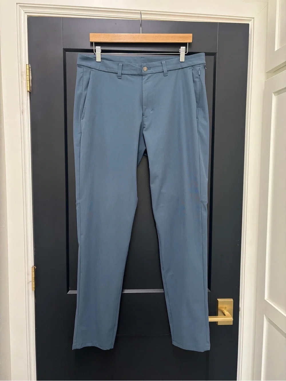 Lululemon Commission Pant Slim 32” Warpstreme Iron Blue Men’s 36x32 chino golf